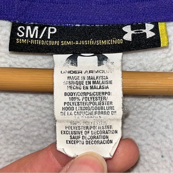 Under Armour Hoodie Sweatshirt Full Zip Up Women’s Size Small - Picture 5 of 12